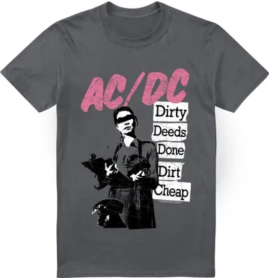 Produktbild von AC/DC - "Dirty Deeds" T-Shirt für Herren TV13305 (M) (Holzkohle)