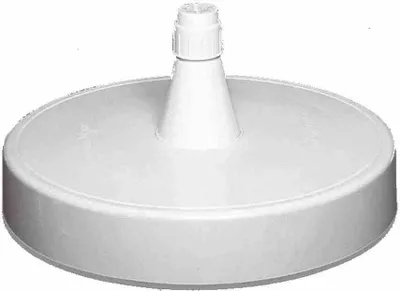 Image de SUN GARDEN Support pour parasol blanc jusqu'à 150kg remplissable de sable