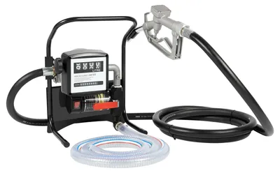 Produktbild von Öltransferpumpe - 200 W - 12 V Gleichstrom - 3600 U/min - Gusseisen - Manuelle Abschaltung - Schwarz