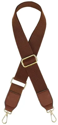 Imagen del producto de Correa ajustable para bolso, de algodón y cuero