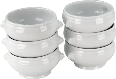 Image de Terrine tête de lion 0,45 litre Porcelaine 6 pièces dans un set