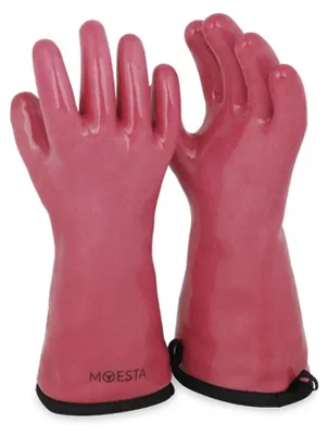 Produktbild von MOESTA HEATPRO Hitzehandschuhe Rot, Größe M, 1 Paar