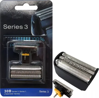 Produktbild von 30B Rasierapparat Rasierfolie &amp; Scherkopf Scherklinge Ersatz für Braun-Serie 3