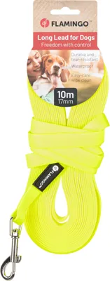 Produktbild von Flamingo Trainings- und Schleppleine Caspar Fluo gelb, Länge: 10 m