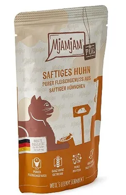 Image de Mjamjam Quetschie : poulet juteux pur, 125 g x 12