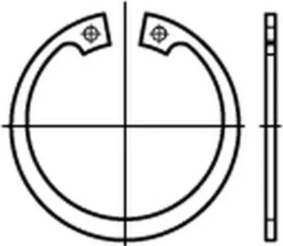 Produktbild von Reyher 472i Sicherungsringe 52 mm (100 Stück)