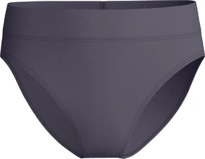 Zdjęcie produktu dla Majtki damskie CALIDA – elastyczne, z wysokim stanem, miękkim paskiem, z dzianiny single jersey, ciemnoszare, rozmiar L (48/50)