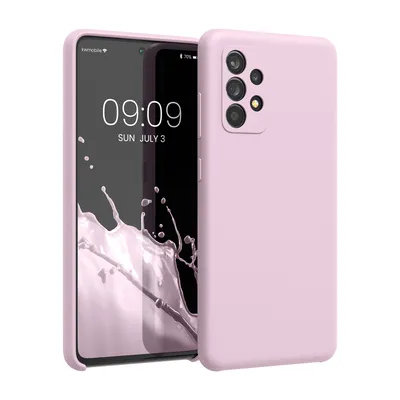 Productafbeelding van kwmobile hoesje, compatibel met Samsung Galaxy A52 / A52 5G / A52s 5G - Siliconen telefoonhoesje - Zachte hoes - Compatibel met draadloos opladen
