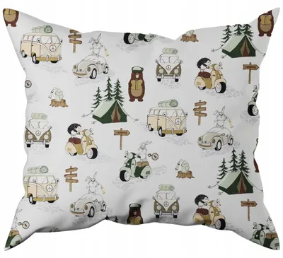 Produktbild von Nyks Kinder-Kissenbezug 40x80 cm 100% Baumwolle Tiere