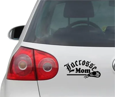 Produktbild von Aufkleber / Autoaufkleber - JDM - Die cut - Lacrosse Mom Decal Auto Laptop Fenster - Folie Sticker - schwarz - 149mmx76mm