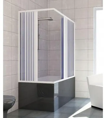 Immagine prodotto di Box doccia per vasca a parete in PVC modello PIRANHA