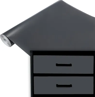 Produktbild von Klebefolie Möbel 67x100 cm - Anthrazit Matt - Möbelfolie selbstklebend einfarbig - Folie für Möbel zur schnellen Renovierung von Türen, Tischen und Regalen - Möbelfolie dekorativ und pflegeleicht