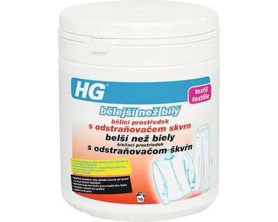 Obrázok produktu pre HG bieliaci prostriedok, BELEJŠÍ AKO BIELÝ s odstraňovačom škvŕn 500 g