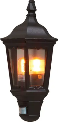 Produktbild von Konstsmide Firenze Bewegungsmelder schwarz lackiertes Aluminium, klares Glas 7230-750