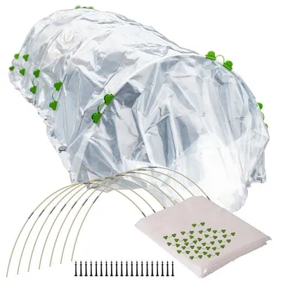 Produktbild von TTL GARDEN Folientunnel Set Flex XL 32 10x2,5m mit PE Folie Tunnelbogen