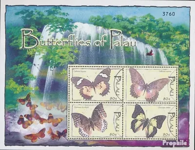 Produktbild von Briefmarken Palau-Inseln 2004 Mi 2425-2428 Kleinbogen (kompl.Ausg.) postfrisch Schmetterlinge
