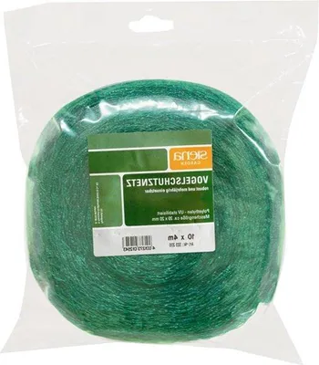 Obrázok produktu pre Sieť proti vtákom na stromy a kvetinové záhony, 10 x 4 m, zelená