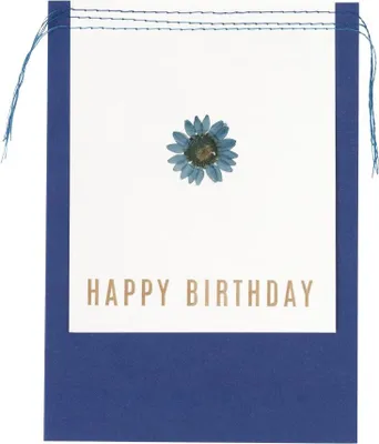 Produktbild von Poesieblütenkarte "Happy Birthday"