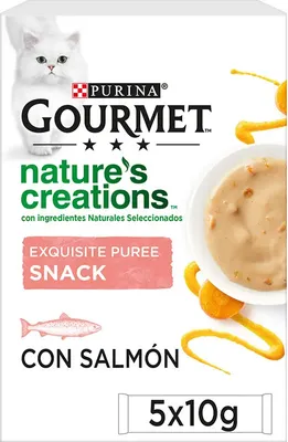 Productafbeelding van Gourmet zalmpuree, 11 porties van 5 gram per stuk