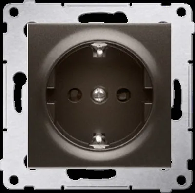 Obrázok produktu pre Kontakt-Simon DGSZ1Z.01/46, Bronzová, Plast, IP20, 250 V, 75 mm, 42,5 mm