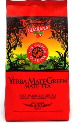 Produktbild von YERBA MATE GREEN MAS ENERGIA GUARANA 400 g – YERBA MATE GREEN