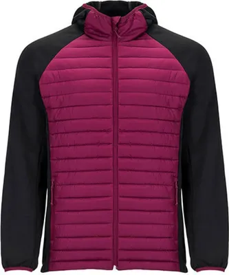 Immagine prodotto di Roly CQ1120 | Giacca Minsk - Giacca felpata calda - Colore: Borgogna 64/Nero 02 - Taglia: 3XL