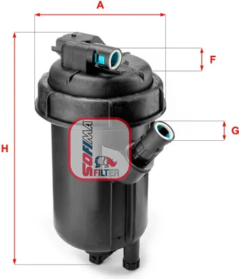 Produktbild von Kraftstofffilter SOFIMA S 5134 GC für FIAT MULTIPLA (186) Filtereinsatz