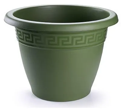 Produktbild von Plasticforte Pflanztopf - dunkelgrun - 18x13 cm - Kunststoff