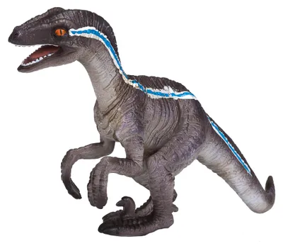 Zdjęcie produktu dla Mojo Fun Velociraptor crouching, 3 lat(a), PREHISTORIC LIFE, Szary, Niebieski, Biały, Polichlorek winylu (PVC)