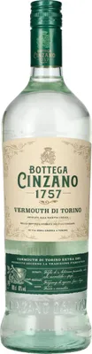 Produktbild von Bottega Cinzano 1757 Vermouth di Torino EXTRA DRY 18% Vol. 1l