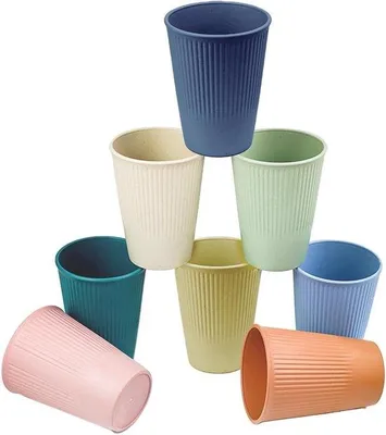 Image de Lot de 8 gobelets pour enfants de 300 ml en PP réutilisables