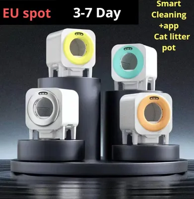 Image de Litière pour chats - Litière automatique pour chats - Litière autonettoyante pour chats - Litière électrique pour chats - Litière intelligente pour chats