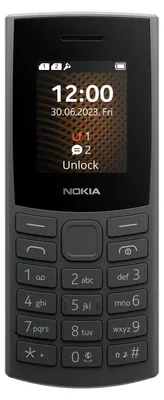 Produktbild von Nokia 105 4G 2024 Black, Dual SIM, Feature Phone