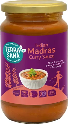 Image de Sauce curry indienne Madras 350g