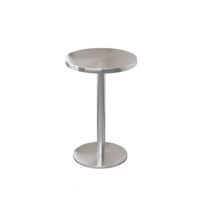 Produktbild von Shop Edelstahl Rundtisch Restaurant Tisch Kantine  runder Tisch Bistrotisch 50cm 【BXG-HY50】