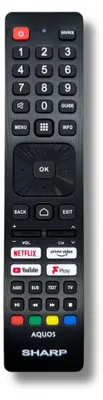 Produktbild von Originale Fernbedienung für Sharp TV SHW/RMC/0139N - SHW/RMC/0140N