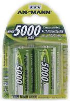 Immagine prodotto di ANSMANN - Batterie D Typ NiMH 5000 mAh (5030921)