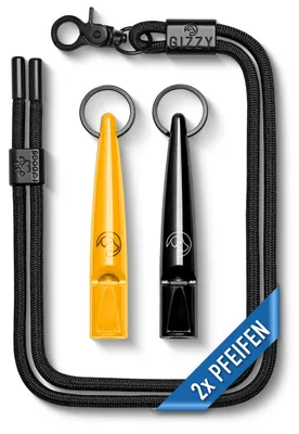 Imagen del producto de 2 silbatos para perros, con un sonido más fuerte y amplio, ideales para el entrenamiento, 2 unidades, para la educación canina
