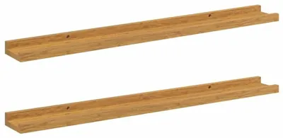 Productafbeelding van Set van 2 Houten Wandplanken voor Wandmontage
