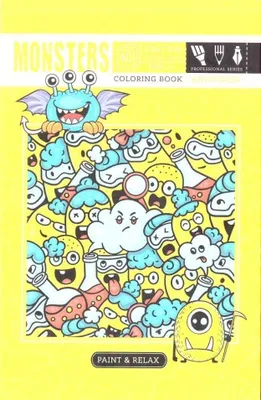 Immagine prodotto di Libro da colorare antistress 126x200 Mostri Minions