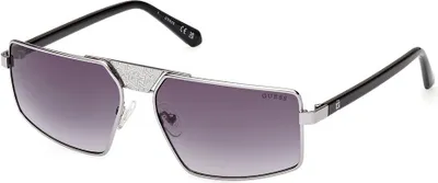 Produktbild von Guess Gu00087 Sonnenbrille Silber  Mann Silber One Size
