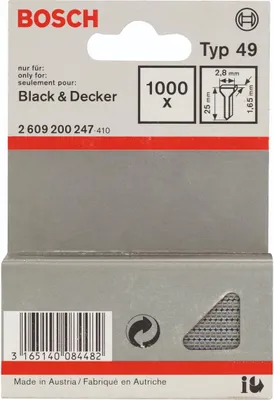Produktbild von Bosch 2 609 200 245, Stahl, 1000 Stück(e)
