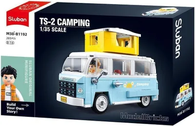 Produktbild von Sluban Camping-Bus mit Dachzelt M38-B1192