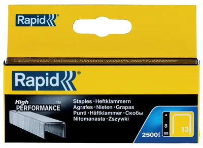 Productafbeelding van Isaberg Rapid spijkers, 13/08 mm, staal, verpakking van 2500 stuks, type 13 - 11835625