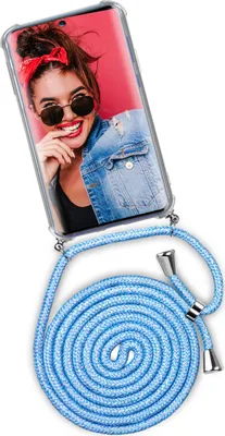 Produktbild von TWIST-Case + TWIST-Cord für Samsung Galaxy S20 Ultra, Farbe:Chilly Jeans (Silber)