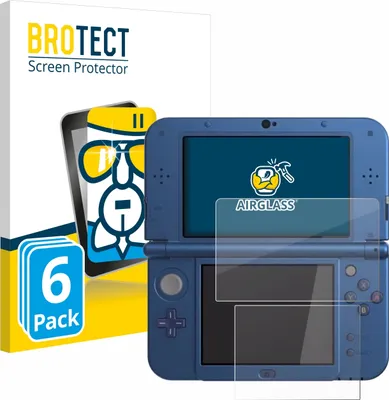 Produktbild von 6x BROTECT Schutzglas für Nintendo New 3DS XL Schutzfolie Panzer Folie Glas Display Schutz klar