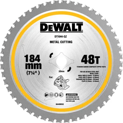 Produktbild von DeWalt Metall-Kreissägeblatt 184/20 mm 48Z