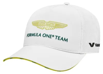 Produktbild von Aston Martin Basecap Baseballkappe in Weiß Formula 1 Team