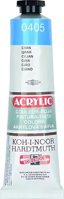 Zdjęcie produktu dla KOH-I-NOOR 16271000000 Farba akrylowa 405 Cyan 40 ml 1 szt.
