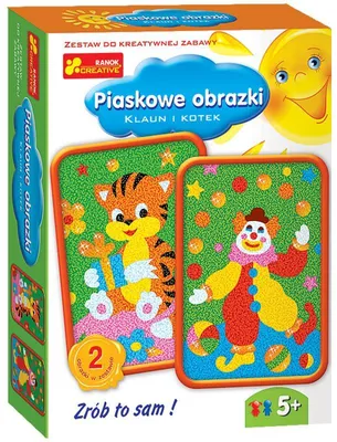 Produktbild von Sandbilder Der Clown und das Kätzchen 03576